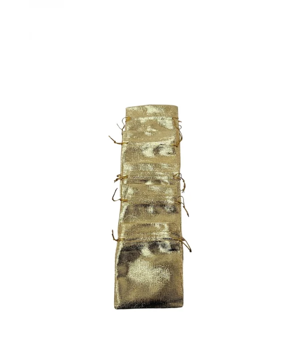 Lame 50 Adet 7X9 cm Boy Takı, Altın ve Hediye Kesesi (Altın)