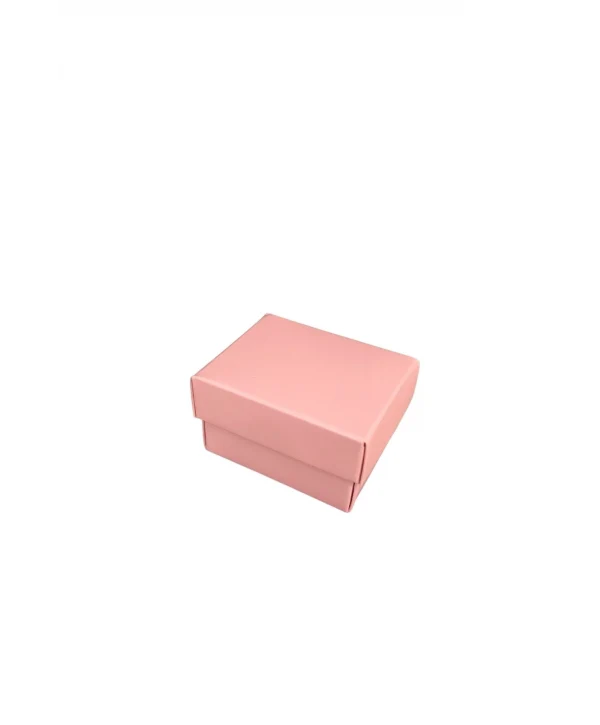 Pembe Karton Yüzük Kutusu 50 Li Paket (İçi Süngerli)