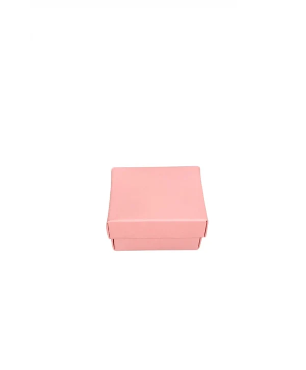 Pembe Karton Yüzük Kutusu 50 Li Paket (İçi Süngerli)