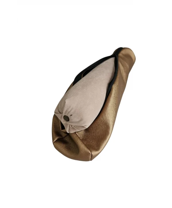 Tekli Fermuarlı Bilezik & Kelepçe Ve Saat Seyahat Rulosu Düzenleyicisi Ve Çantası (Bakır)