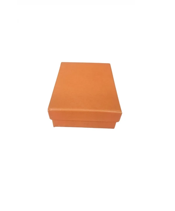 Turuncu Sert Kolye& Mini Set Kutusu 24 Lü Paket( Içi Süngerli )