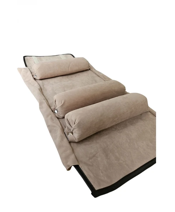 Üçlü Çıkmalı Bilezik & Kelepçe Ve Saat Seyahat Rulosu Düzenleyicisi Ve Çantası (Bakır)