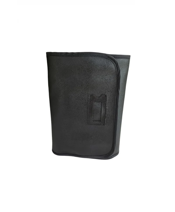 Üçlü Çıkmalı Bilezik & Kelepçe Ve Saat Seyahat Rulosu Düzenleyicisi Ve Çantası (Siyah)