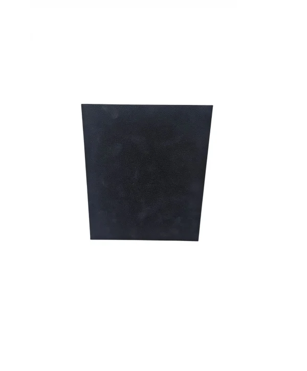 Yakut Süet Büyük Kare Set Kutusu (19x22 cm) (Siyah)