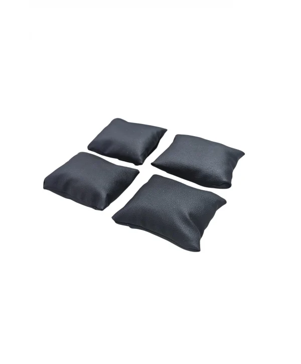 Yastık Düzenleyici (4 ADET) Deri Siyah Bileklik & Saat Ve Kelepçe 8x8 Cm