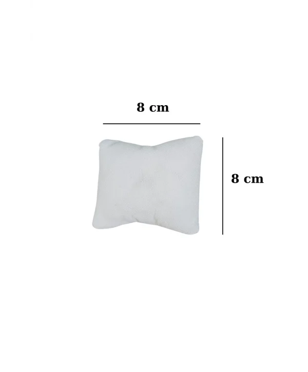 Yastık Düzenleyici (8 ADET)Tela Beyaz Bileklik & Saat Ve Kelepçe 8x8 Cm