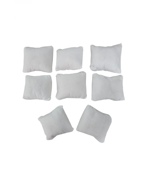 Yastık Düzenleyici (8 ADET)Tela Beyaz Bileklik & Saat Ve Kelepçe 8x8 Cm