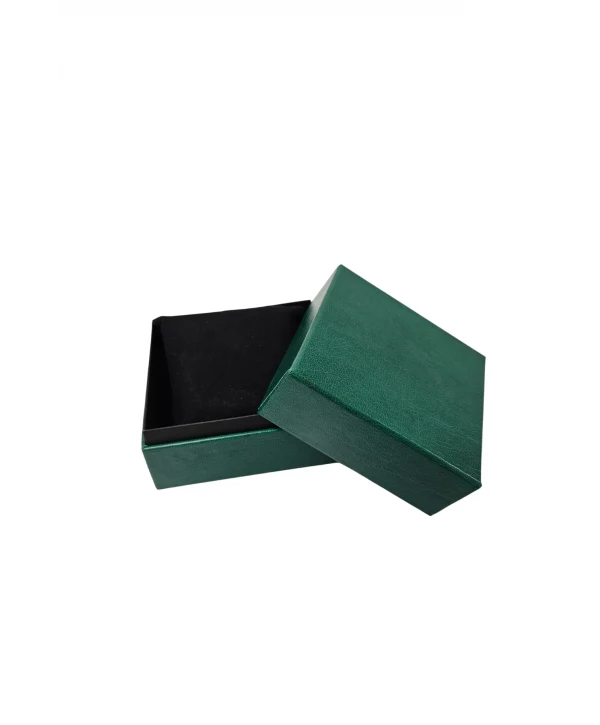 YeŞİL Sert Karton Saat & Kelepçe Ve Bileklik Kutusu 2 Li Paket ( Içi Yastıklı)
