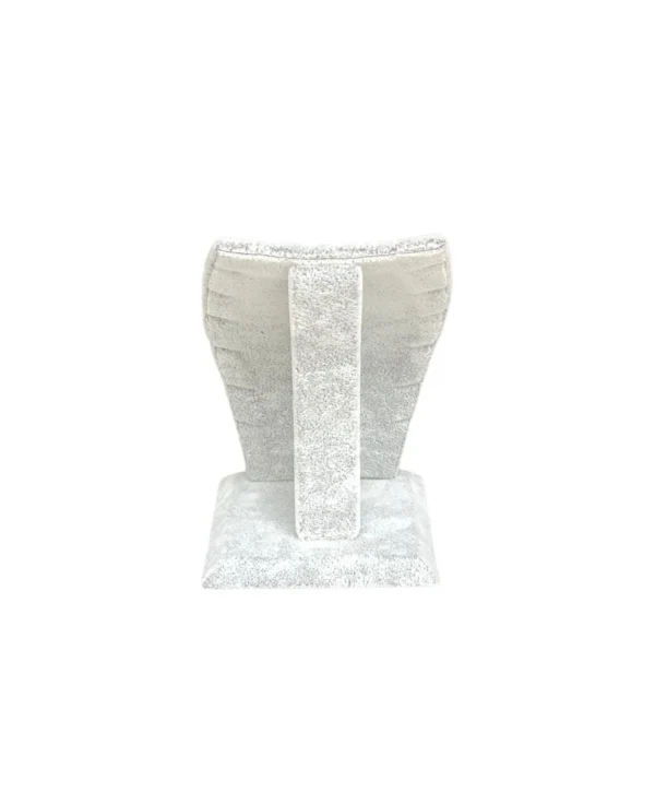 Kolye & Zincir Standı Ayaklı Gri Süet 1.boy (12 cm )