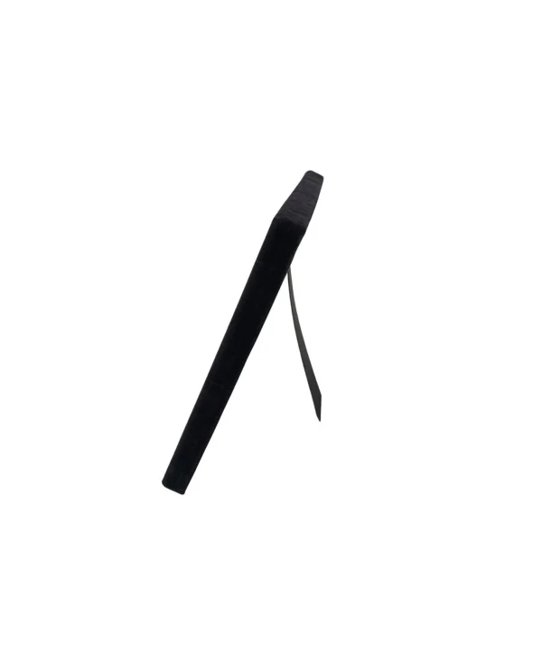 Bölmeli Kolye Küpe Tablası Siyah Süet mini 16lı 2 Büyük ped 18 li ( Evalı) (25x35 cm)Ayaklı