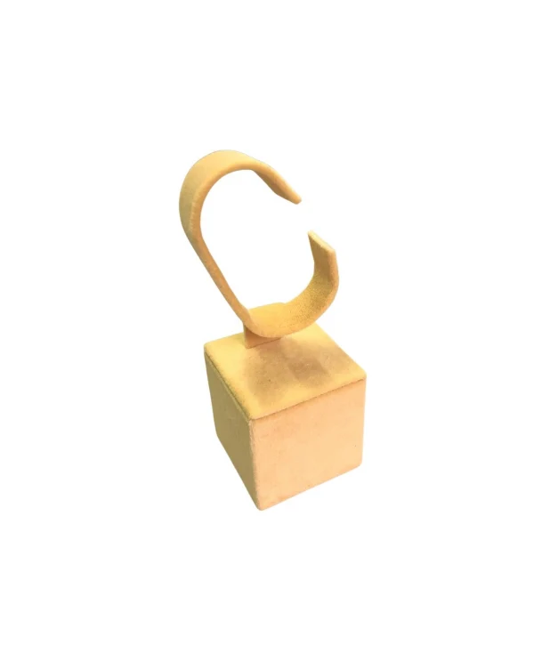 Saat&Kelepçe Ve Bilezik Standı Tekli Hardal Süet