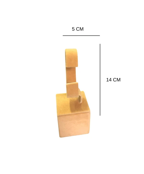 Saat&Kelepçe Ve Bilezik Standı Tekli Hardal Süet