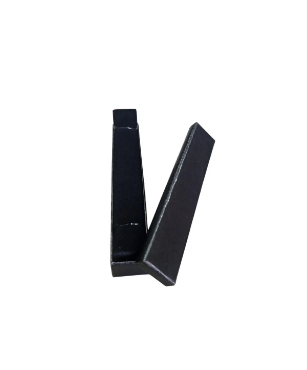 Kabartma Desenli Kısa Sert Siyah Karton Bileklik  15 Li Paket( Içi Süngerli) 16 cm