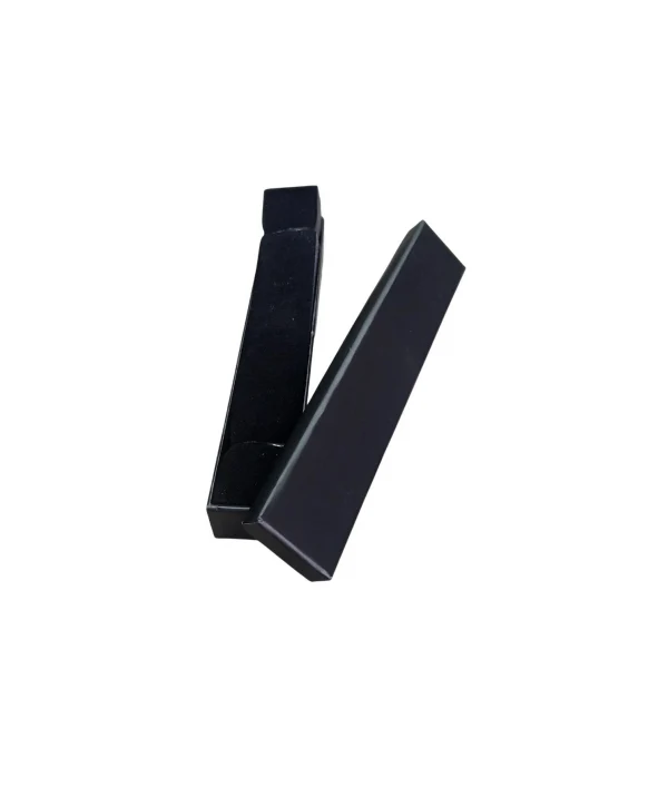 Sert Siyah Kısa Karton Bileklik Kutusu 15 Li Paket( Içi Süngerli) 16 cm