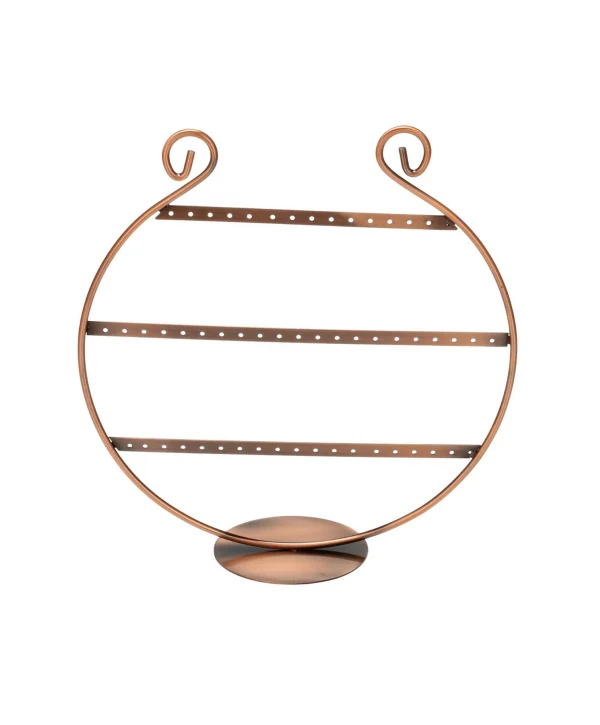 Metal Küpe StandI (27 çift küpe ) Orta boy Oval Şeklinde Bronz, Küpe Takı Düzenleme Organizatör