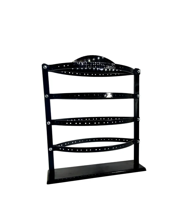 Çift Taraflı Siyah Küpe Standı (40 Çift Küpe ) Orta Boy  Küpe Takı Düzenleme Organizatör