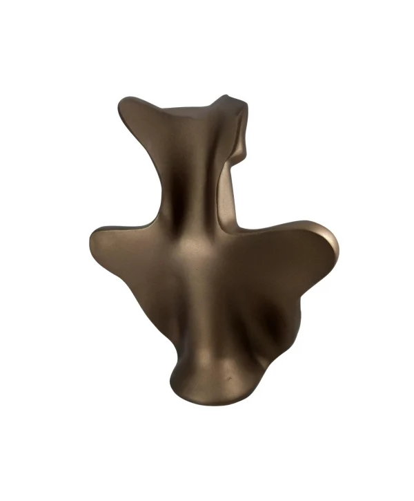 Polyester Kolye&Gerdanlık ve Küpelik Vücut Sergileme Mankeni 32 cm  KAHVE