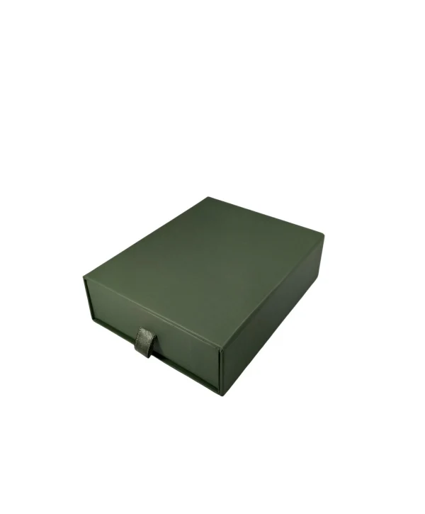 Yeşil Çekmeceli Büyük Kolye&Set Karton Kutu 12 Li Paket (İçi Süngerli)