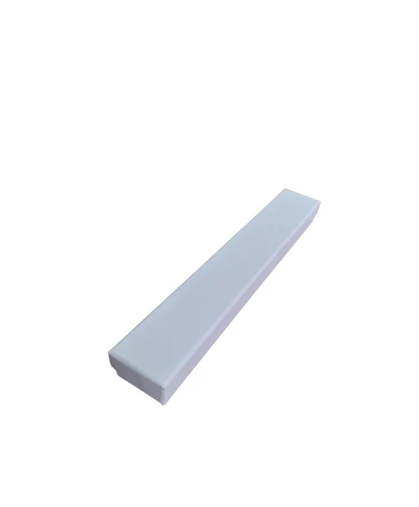 Sert Beyaz Karton Bileklik& Tesbih Kutusu 25 Li Paket( İçi Süngerli )