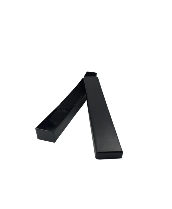 Sert Siyah Karton Bileklik& Tesbih Kutusu 25 Li Paket( İçi Süngerli )