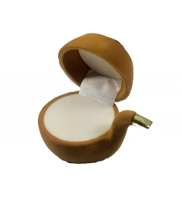 Kadife Figür Şeklinde Yüzük Kutusu