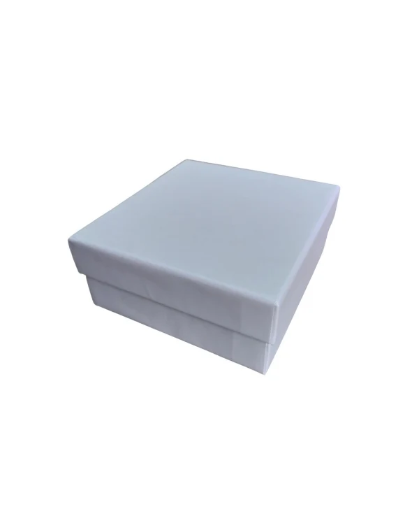 Beyaz Sert Kelepçe Kutusu 12 li Paket ( İçi Süngerli )