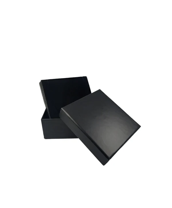 Mat Siyah Sert Kelepçe Kutusu 12 Li Paket ( İçi Süngerli )