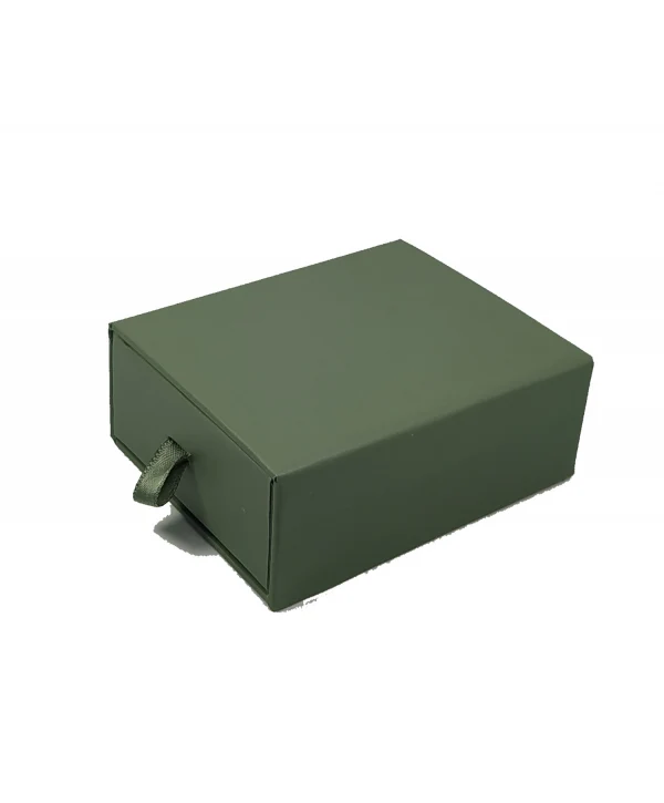 Yeşil Çekmeceli Kolye&Set Karton Kutu 12 Li Paket (İçi Süngerli)