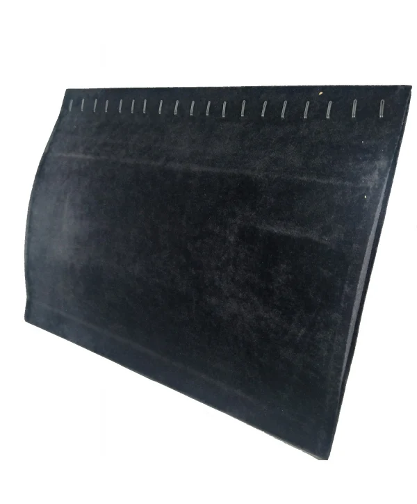 Ayaklı Kolye Zincir & Kolye  standı (19 lu) Siyah Süet