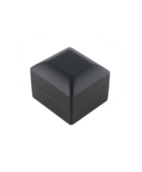 Işıklı Yüzük & Alyans Kutusu Siyah