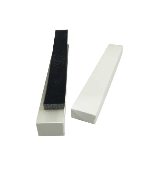 Beyaz Karton Bileklik& Tesbih Kutusu 20 Li Paket (İçi Süngerli)