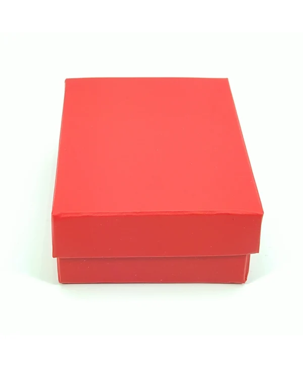 Kırmızı Karton Kolye & Mini Set Kutusu 24 Lü Paket(İçi Süngerli)