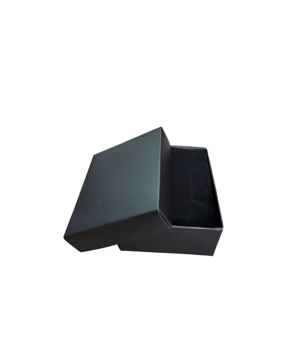 Siyah Karton Kolye & Mini Set Kutusu 24 Lü Paket(İçi Süngerli)