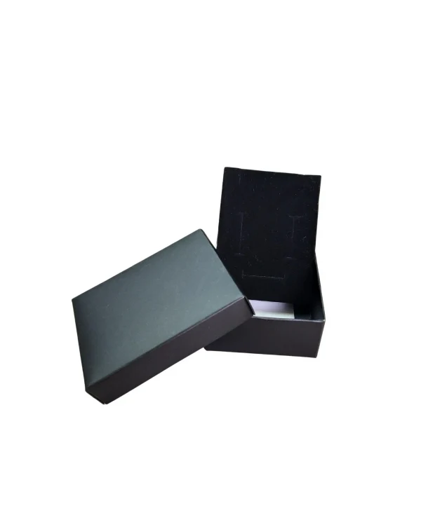 Siyah Karton Kolye & Mini Set Kutusu 24 Lü Paket(İçi Süngerli)