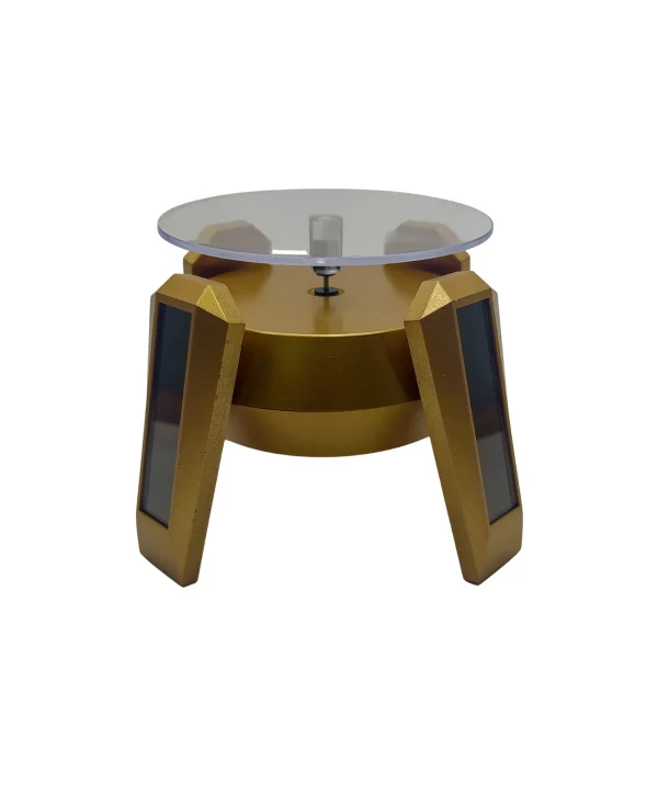 Solar Ayaklı 360 Derece Döner Ürün Standı Altın