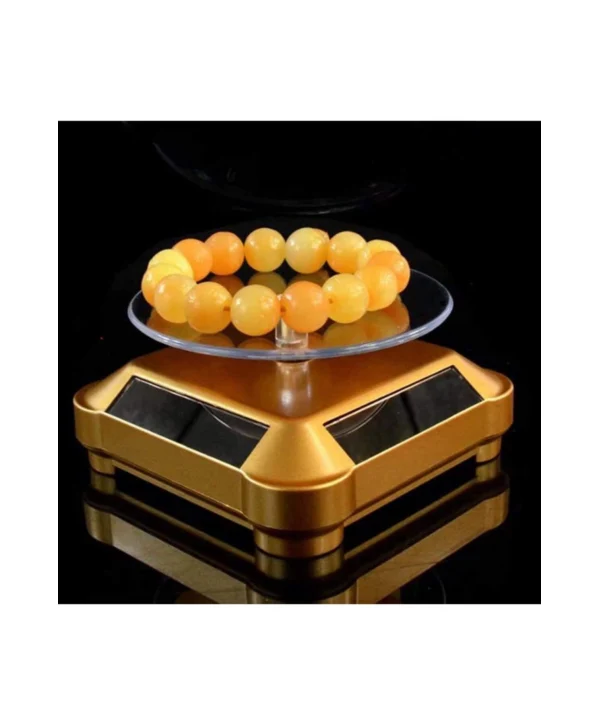 Solar 360 Derece Döner Ürün Standı (Altın)