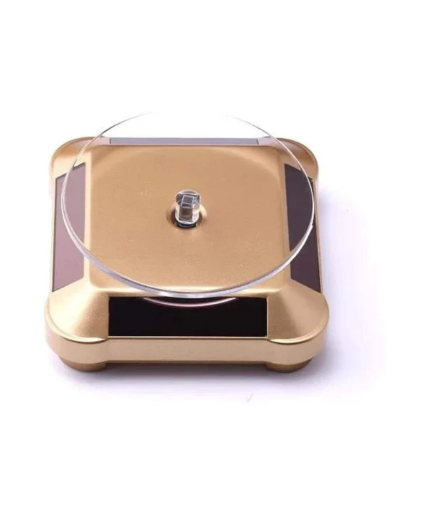 Solar 360 Derece Döner Ürün Standı (Altın)