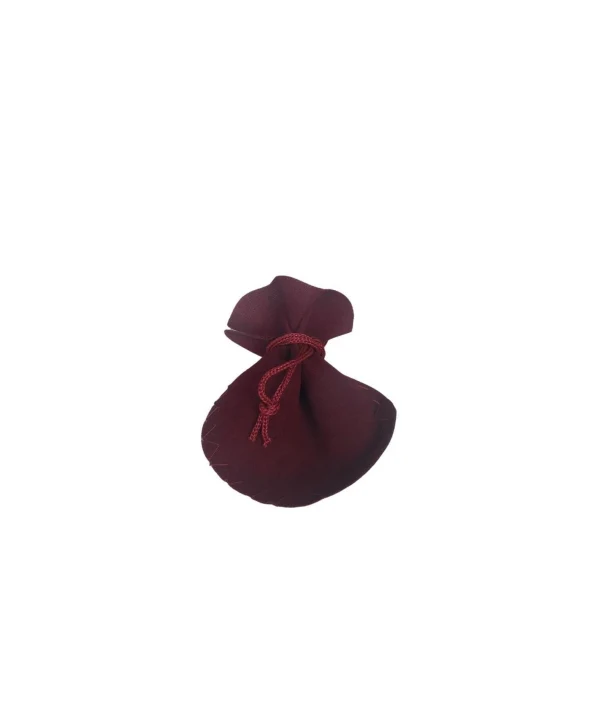Kadife Kese Bordo 50 Adet 8x9 (2) Boy Takı, Altın Kesesi (ipli & Büzgülü)