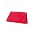 Yüzük Standı-tablası 140 Lı Batırmalı Kırmızı  (25x35 cm)