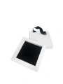 Beyaz 12 Adet Çekmeceli ve Çantalı Karton Kolye&Mini set Kutusu (12x12 cm )