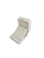 Deri Mini Boy (7X8 Cm) Kolye Kutusu Lüks (Beyaz)