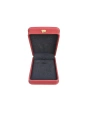 Deri Mini Boy (7X8 Cm) Kolye Kutusu Lüks (Kırmızı)