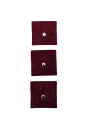 Kadife (SÜET) Zarf Kese Bordo 25 Adet 7x7 cm Boy Takı, Altın Kesesi (ÇITÇITLI)