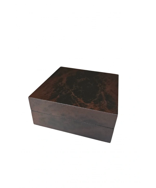 Ahşap Koleksiyonluk Lüx 6 Lı Saat Çantası,kutusu (Lake) Kahve