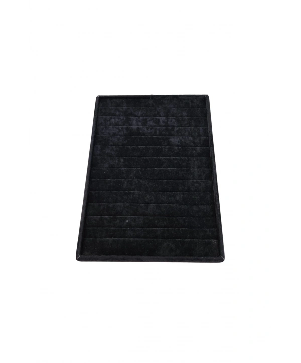 Bileklik * Künyelik Siyah Süet Tabla 14 kanallı (25x35 cm )
