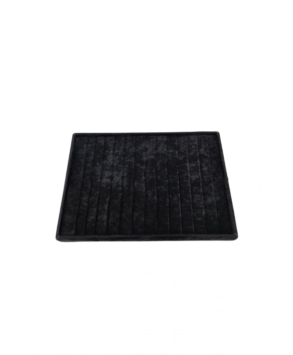Bileklik * Künyelik Siyah Süet Tabla 14 kanallı (25x35 cm )