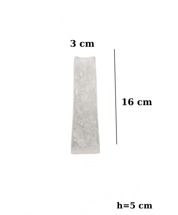 Bileklik Standı Süet Tekli Lastikli İnce Gri (3x16 cm)