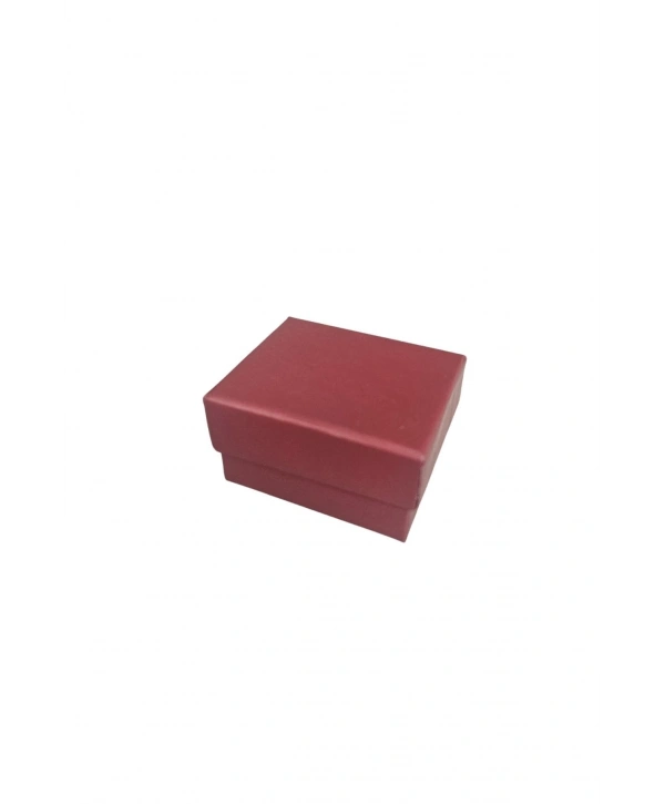 Bordo Sert Yüzük Kutusu 30 Lu Paket ( Içi Süngerli )