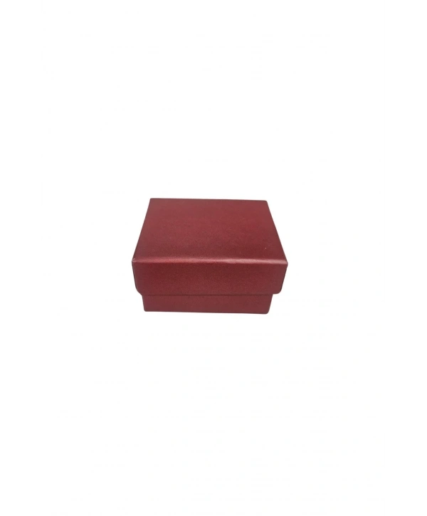 Bordo Sert Yüzük Kutusu 30 Lu Paket ( Içi Süngerli )