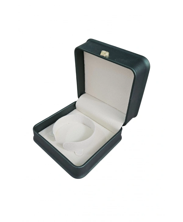 Deri Kelepçe & Bilezik Kutusu Lüks (Yeşil)